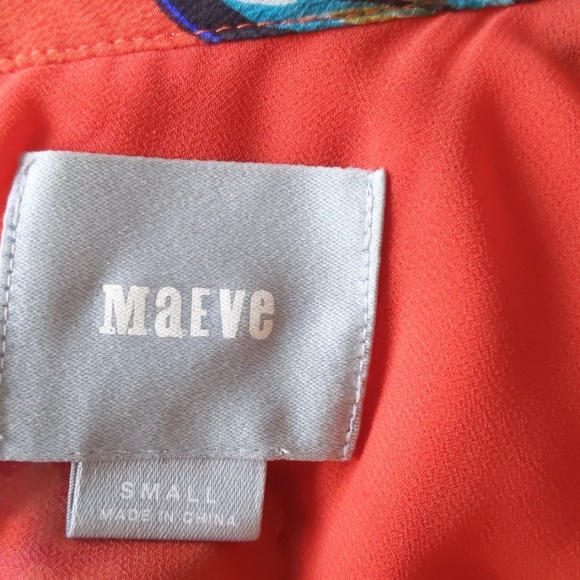 Anthropologie 100% Silk Midi Dress - Picture 6 of 8